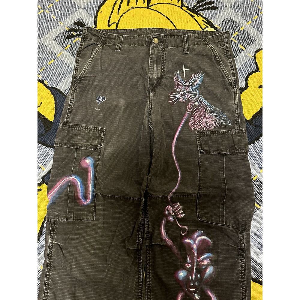 Vintage Crazy Custom Carhartt Wip Cargo Carpenter Pant 1/1 View 6